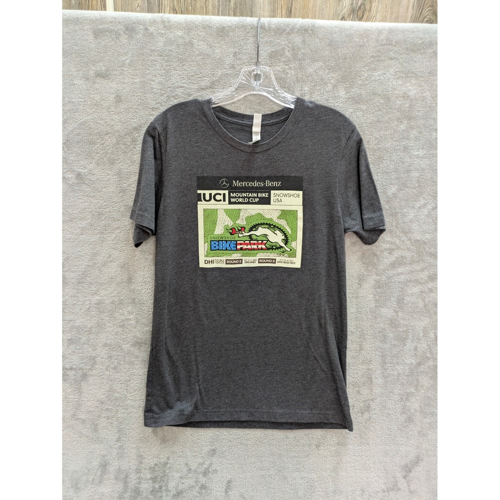 Mountain Bike Graphic Tee Mens Medium UCI World Cup 2021 Snowshoe USA Mercedes
